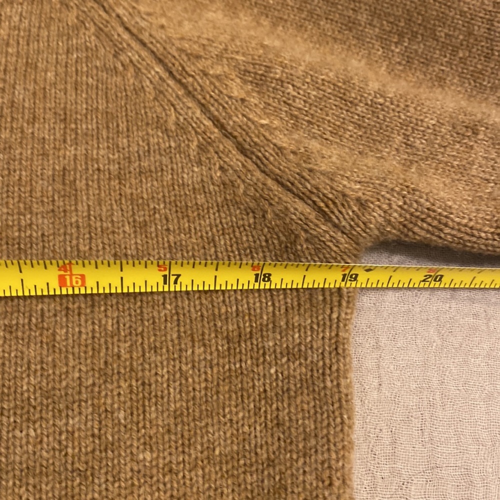 Norse Projects Brown Crewneck Wool Sweater with Red Trim. Size XS - Picture 7 of 8